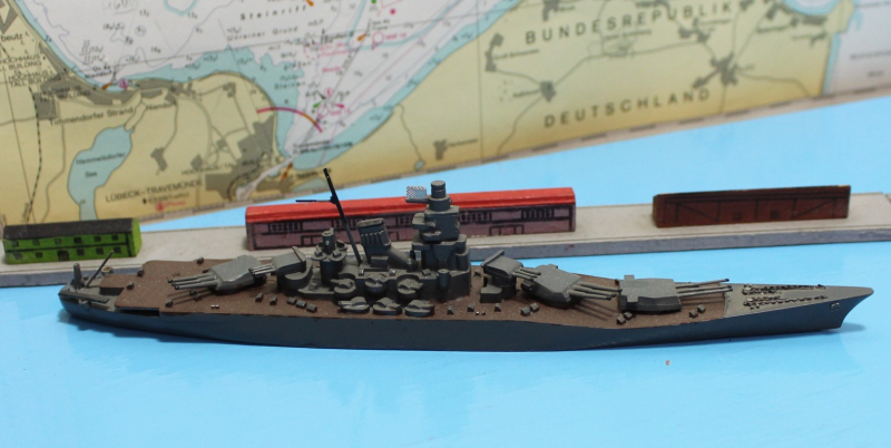 Battleship "Yamato" brown decks (1 p.) J CAS